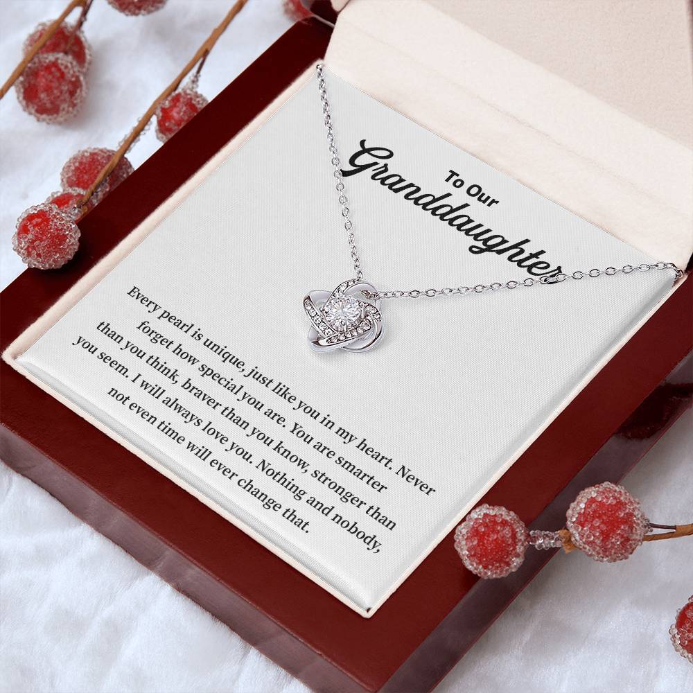 To Our Granddaughter Granddaughter Necklace Gift Sentimental Jewelry For Granddaughter Emotional Keepsake For Granddaughter Jewelry Gift For Granddaughter Unique Pearl Necklace Special Gift For Granddaughter Meaningful Gift For Granddaughter