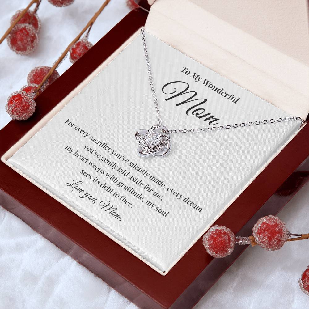 To My Wonderful Mom Best Mom Ever Necklace Spiritual Bond With Mom Necklace Wonderful Mom Necklace Gift Gift For Mom Thoughtful Gift For Mom Unique Gift For Mother-child Bond Meaningful Gift For Mom Necklace For Family Bond