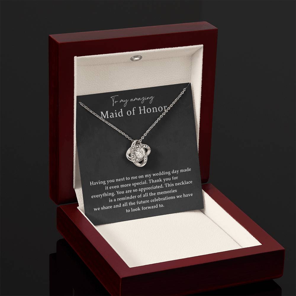 Wedding Day Necklace For Maid Of Honor Friendship Necklace For Maid Of Honor Jewelry Gift For Maid Of Honor Meaningful Gift For Maid Of Honor Emotional Gift For Maid Of Honor Special Gift For Maid Of Honor Necklace For Maid Of Honor Thank You Gift