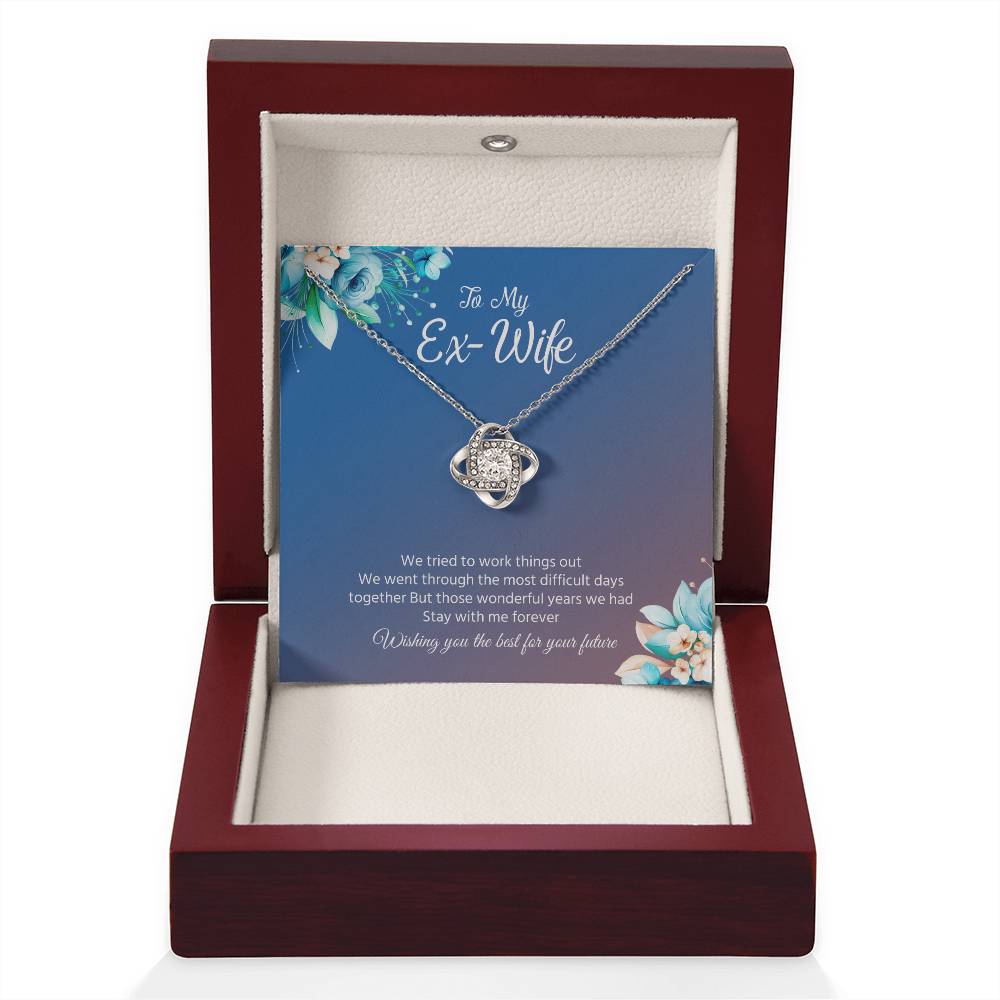 Ex-Wife Necklace Gift – Wishing You the Best Message Card