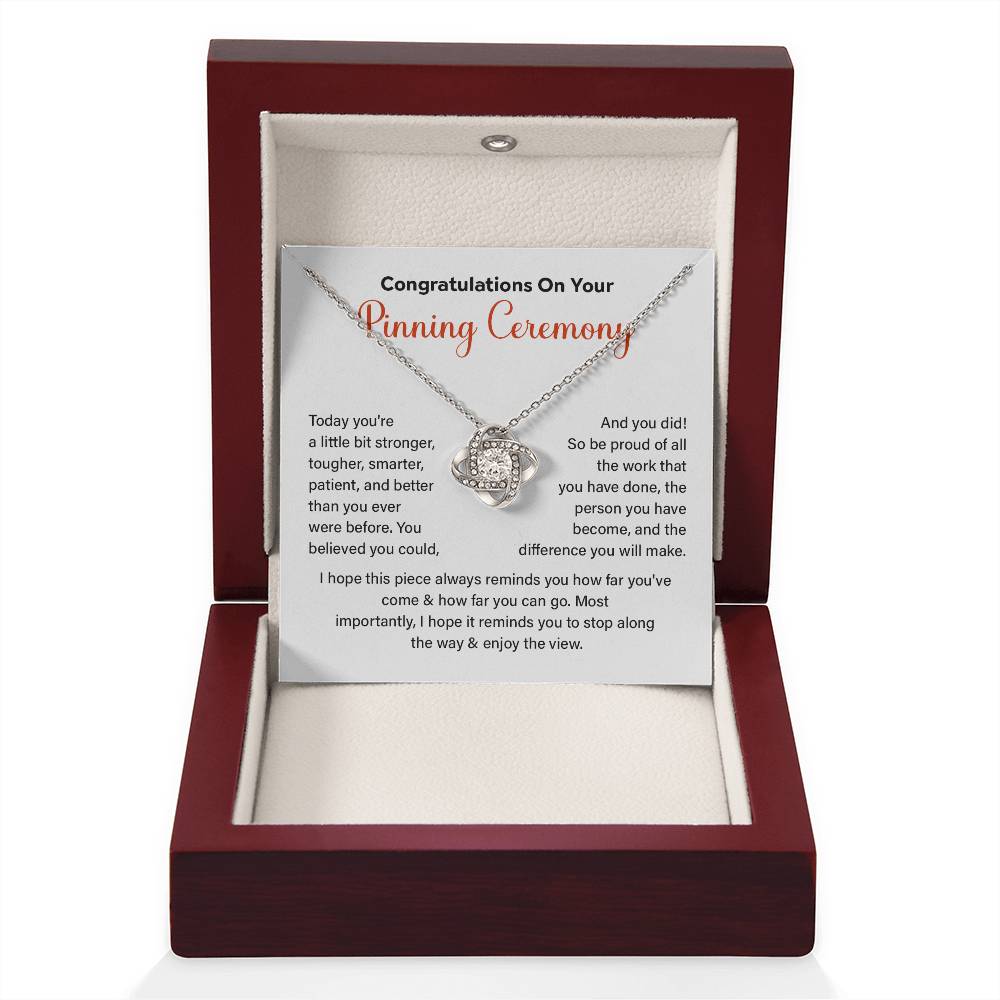 Congratulations On Your Pinning Ceremony Strength And Determination Jewelry Enjoy The View Necklace Best Wishes Necklace Path To Success Necklace Personal Growth Jewelry Motivational Jewelry For New Beginnings Meaningful Gift For Graduates