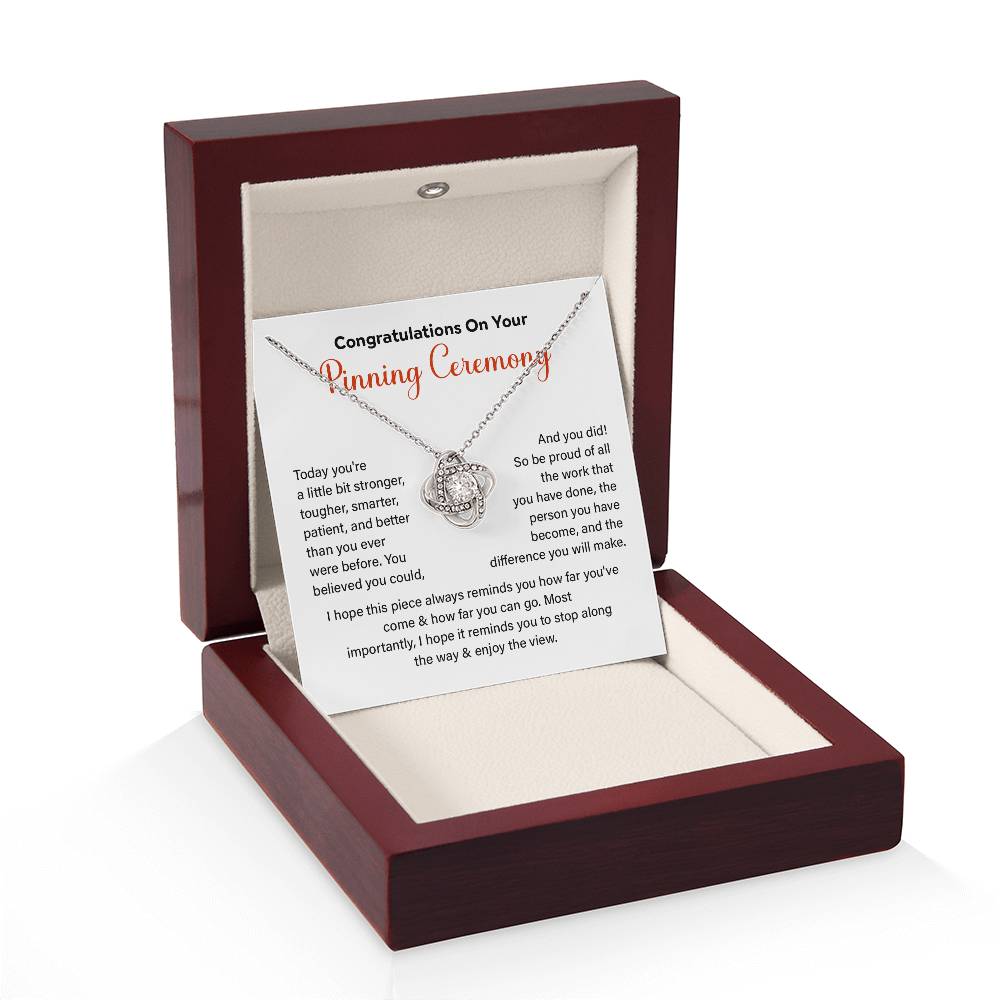 Congratulations On Your Pinning Ceremony Strength And Determination Jewelry Enjoy The View Necklace Best Wishes Necklace Path To Success Necklace Personal Growth Jewelry Motivational Jewelry For New Beginnings Meaningful Gift For Graduates