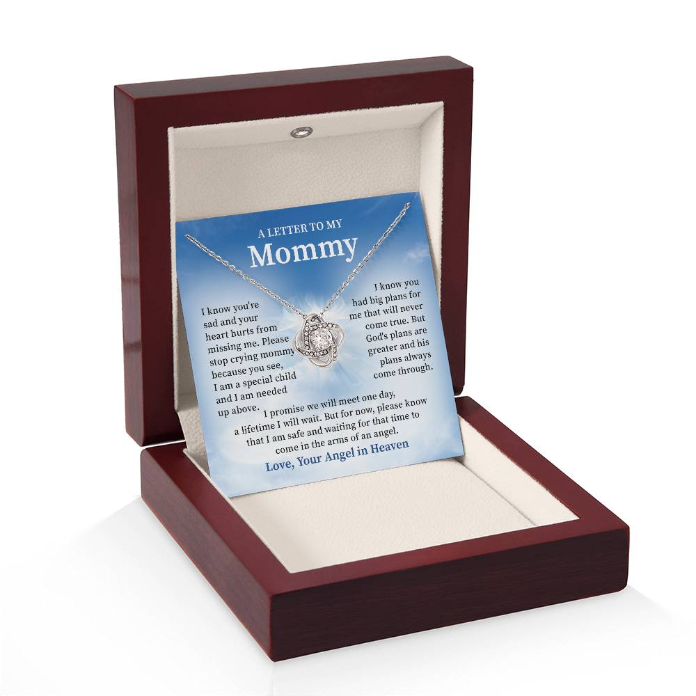 Memorial Necklace for Mom from Angel Baby – Sympathy Gift for Loss of Child