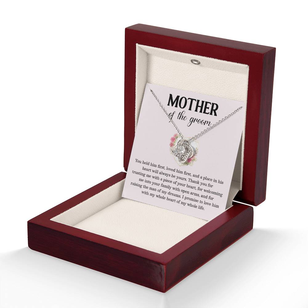 To The Mother Of The Groom Mother Of The Groom Necklace Gift Sentimental Jewelry For Mother Of The Groom Emotional Keepsake For Mother Jewelry Gift For Groom's Mom Special Gift For Groom's Mom Meaningful Gift For Groom's Mother