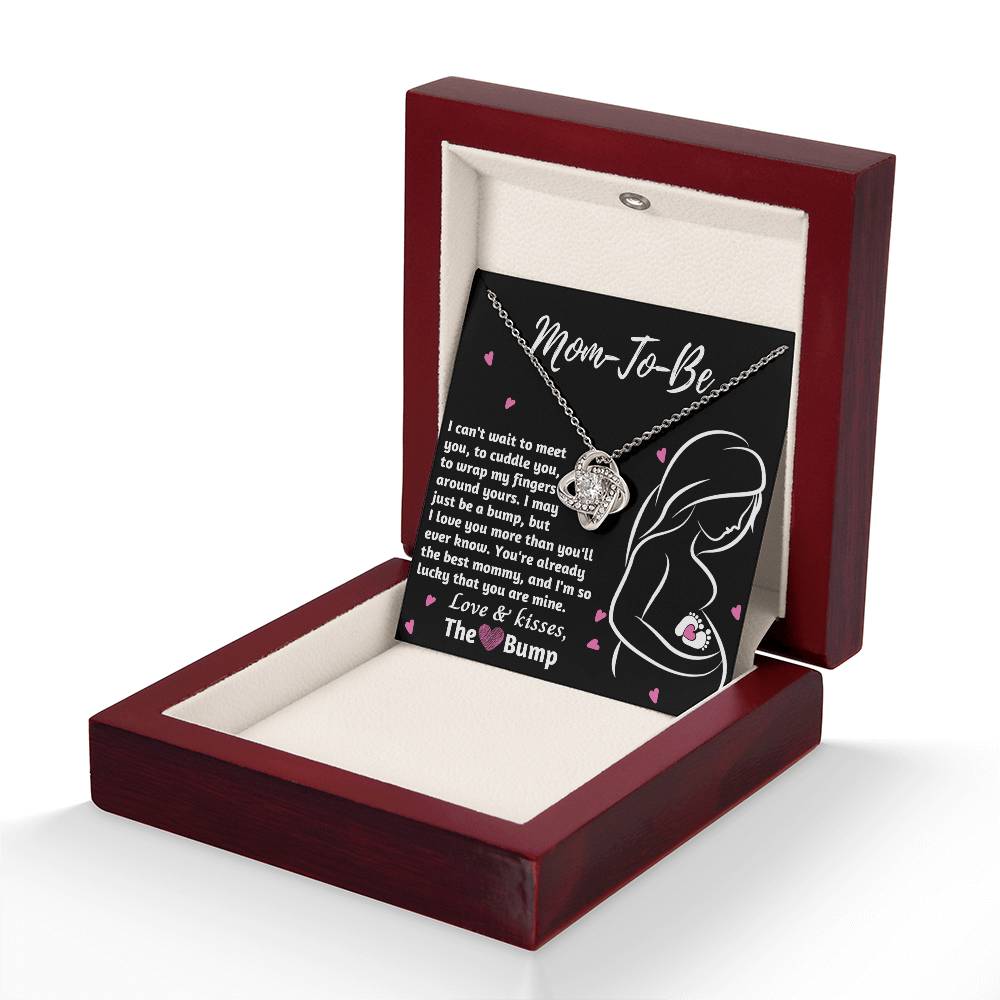 Mom To Be Necklace For Pregnant Women, Mommy Present From Unborn Baby, Gift For Expecting Moms, Pregnancy Jewelry Necklace With Wonderful Message Card And Box.