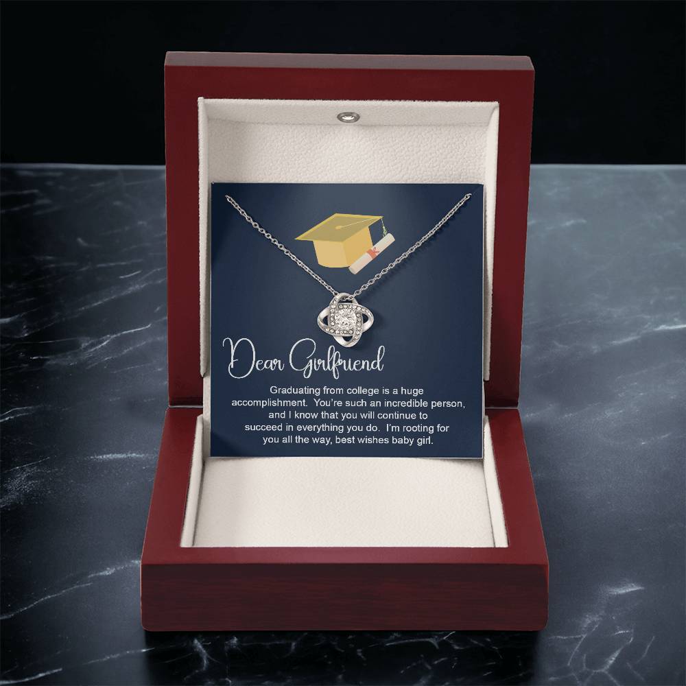 Dear Girlfriend Necklace Girlfriend Graduation Necklace Gift Gift For Graduation Necklace For Girlfriend Proud Of You Graduation Necklace Best Wishes Necklace For Girlfriend Sentimental Gift For Girlfriend Necklace For Girlfriend Necklace For Girlfriend