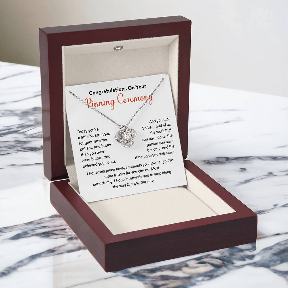 Congratulations On Your Pinning Ceremony Strength And Determination Jewelry Enjoy The View Necklace Best Wishes Necklace Path To Success Necklace Personal Growth Jewelry Motivational Jewelry For New Beginnings Meaningful Gift For Graduates