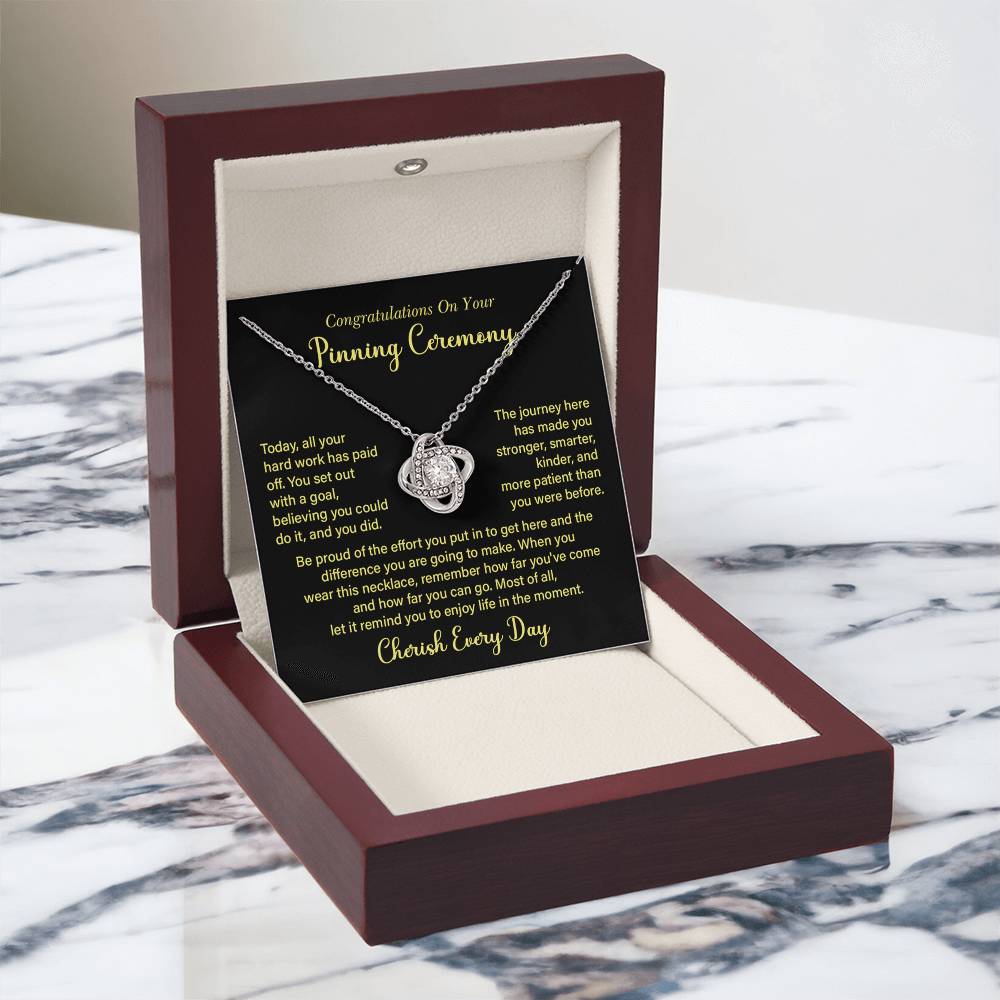 Congratulations On Your Pinning Ceremony Necklace Pinning Ceremony Necklace Gift Congratulations Pinning Ceremony Jewelry Journey Of Success Necklace Pinning Ceremony Milestone Necklace Necklace To Celebrate Hard Work Pinning Ceremony Keepsake Jewelry