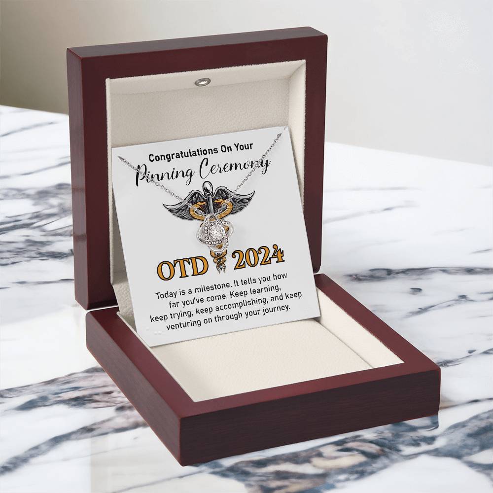 Congratulations On Your Otd 2024 Pinning Ceremony Necklace Otd 2024 Pinning Ceremony Necklace Pinning Ceremony Milestone Necklace Congratulations Pinning Ceremony Jewelry Otd 2024 Graduation Necklace Gift Necklace For Celebrating