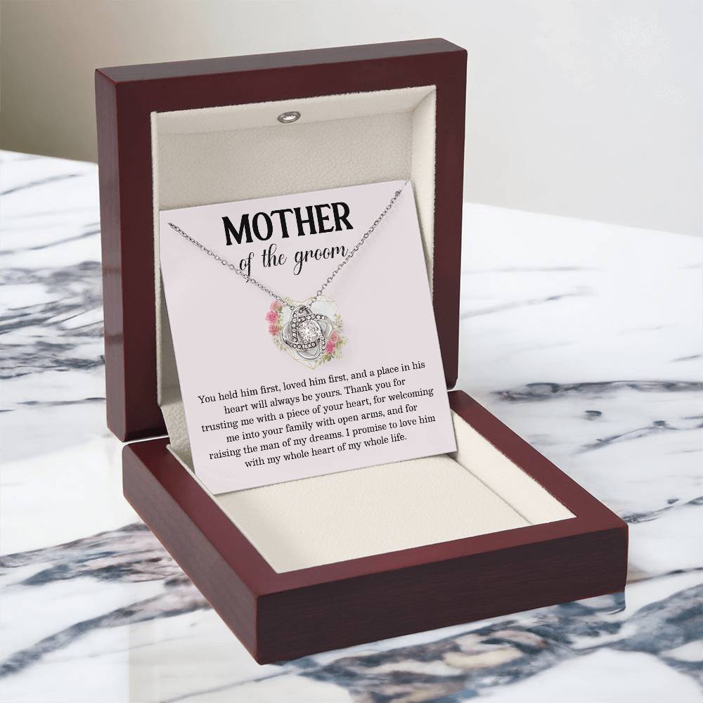 To The Mother Of The Groom Mother Of The Groom Necklace Gift Sentimental Jewelry For Mother Of The Groom Emotional Keepsake For Mother Jewelry Gift For Groom's Mom Special Gift For Groom's Mom Meaningful Gift For Groom's Mother