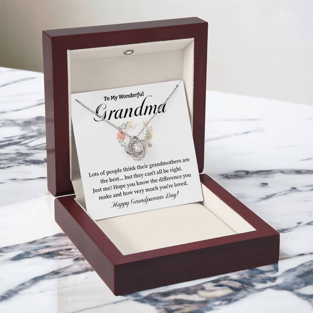 To My Wonderful Grandma Grandma Necklace Gift Heartfelt Gift For Grandma Sentimental Jewelry For Grandmother Granddaughter To Grandma Gift Special Gift For Grandma Grandmother Appreciation Gift Meaningful Gift For Grandma