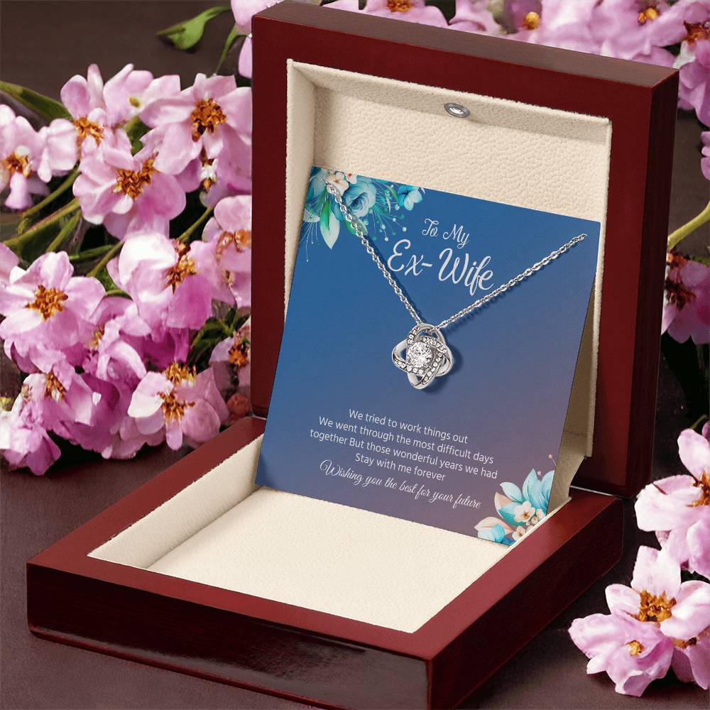 Ex-Wife Necklace Gift – Wishing You the Best Message Card