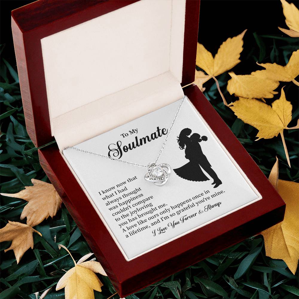 Soulmate Necklace – Gift for Wife or Girlfriend with Romantic Message