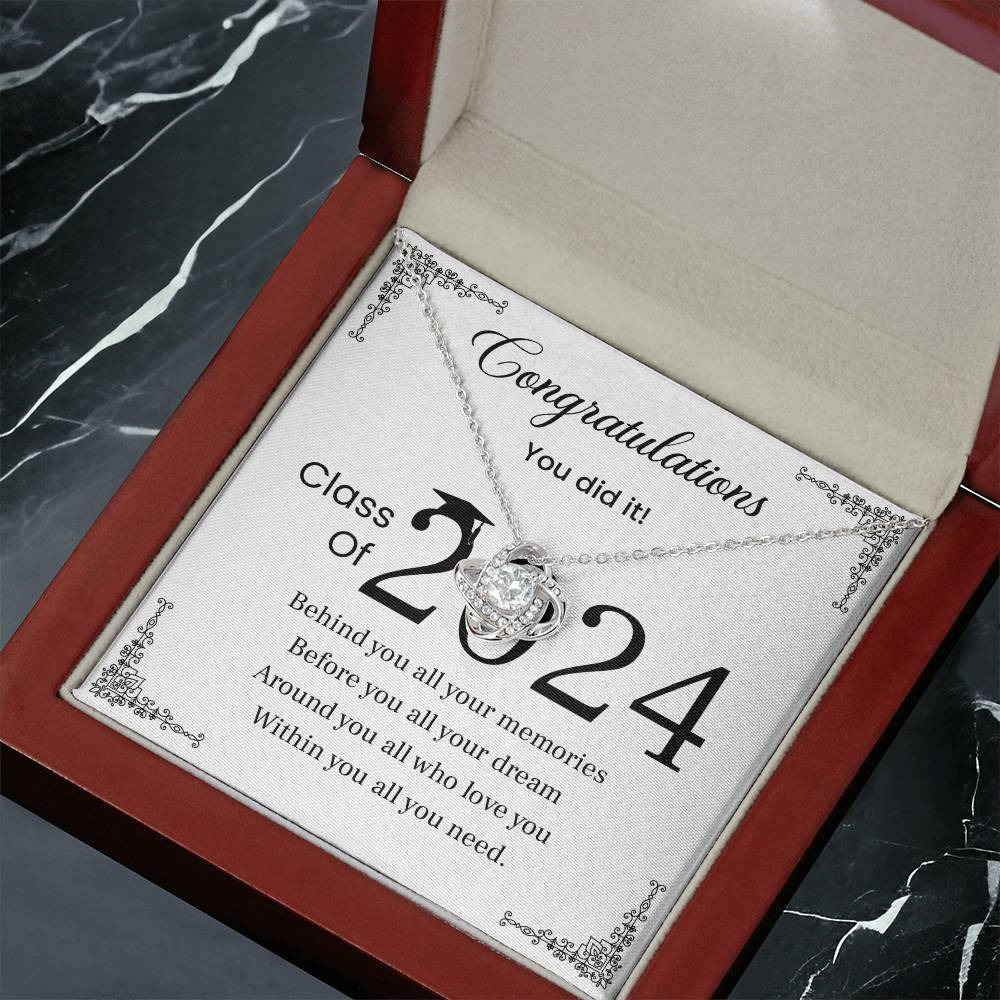 Congratulations Class Of 2024 Necklace Necklace For Bright Memories Celebrate Your Potential Necklace Necklace For Your Unique Gift For Class Of 2024 Celebration Proud Graduate Necklace Necklace For Future Dreams Class Of 2024 Graduation Necklace