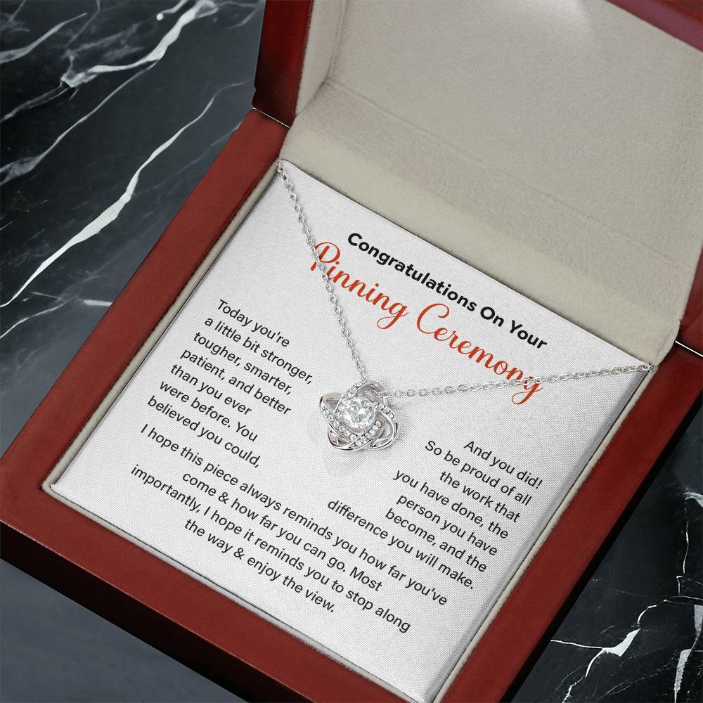 Congratulations On Your Pinning Ceremony Strength And Determination Jewelry Enjoy The View Necklace Best Wishes Necklace Path To Success Necklace Personal Growth Jewelry Motivational Jewelry For New Beginnings Meaningful Gift For Graduates