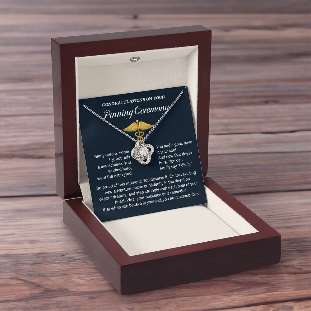 Congratulations On Your Pinning Ceremony Necklace Pinning Ceremony Necklace Gift Congratulations Pinning Ceremony Jewelry Believe In Yourself Necklace Jewelry For New Adventure Graduation Necklace Gift Necklace For Graduates