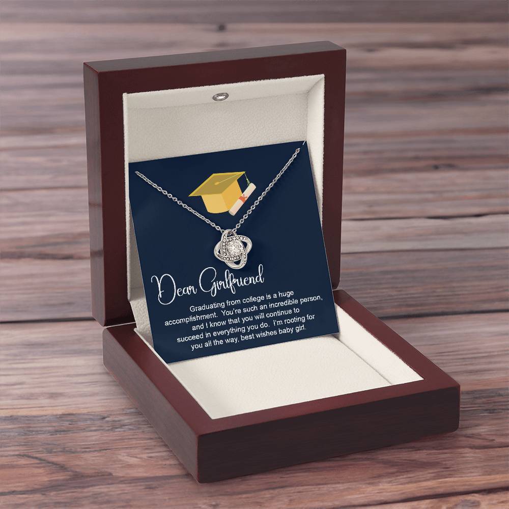 Dear Girlfriend Necklace Girlfriend Graduation Necklace Gift Gift For Graduation Necklace For Girlfriend Proud Of You Graduation Necklace Best Wishes Necklace For Girlfriend Sentimental Gift For Girlfriend Necklace For Girlfriend Necklace For Girlfriend