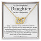 Engagement Necklace for Daughter from Parents – Joyful Message Card