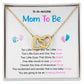 Heart Necklace for Expecting Mom – Baby Poem Gift for Pregnancy