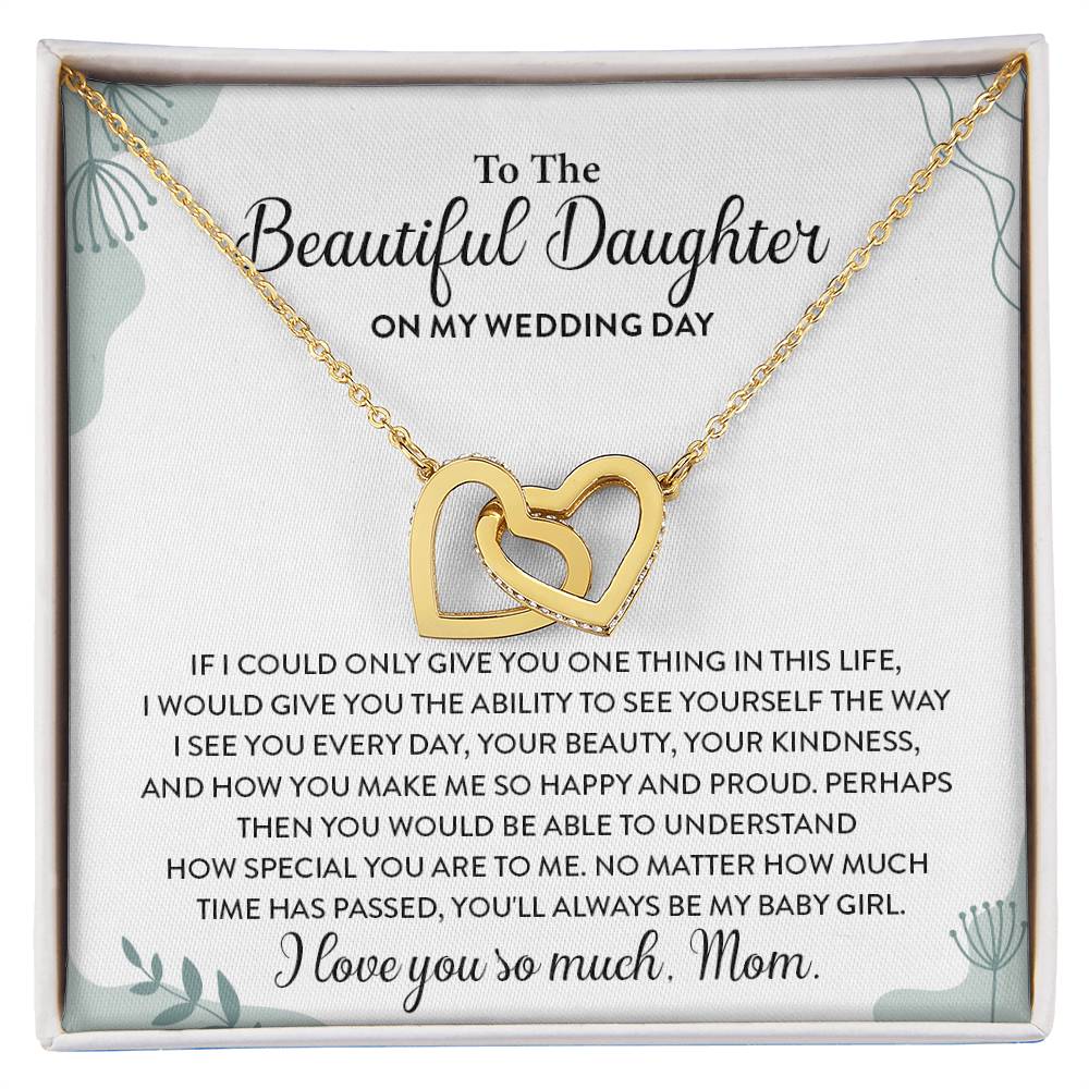 Wedding Gift for Daughter – Linked Hearts Necklace