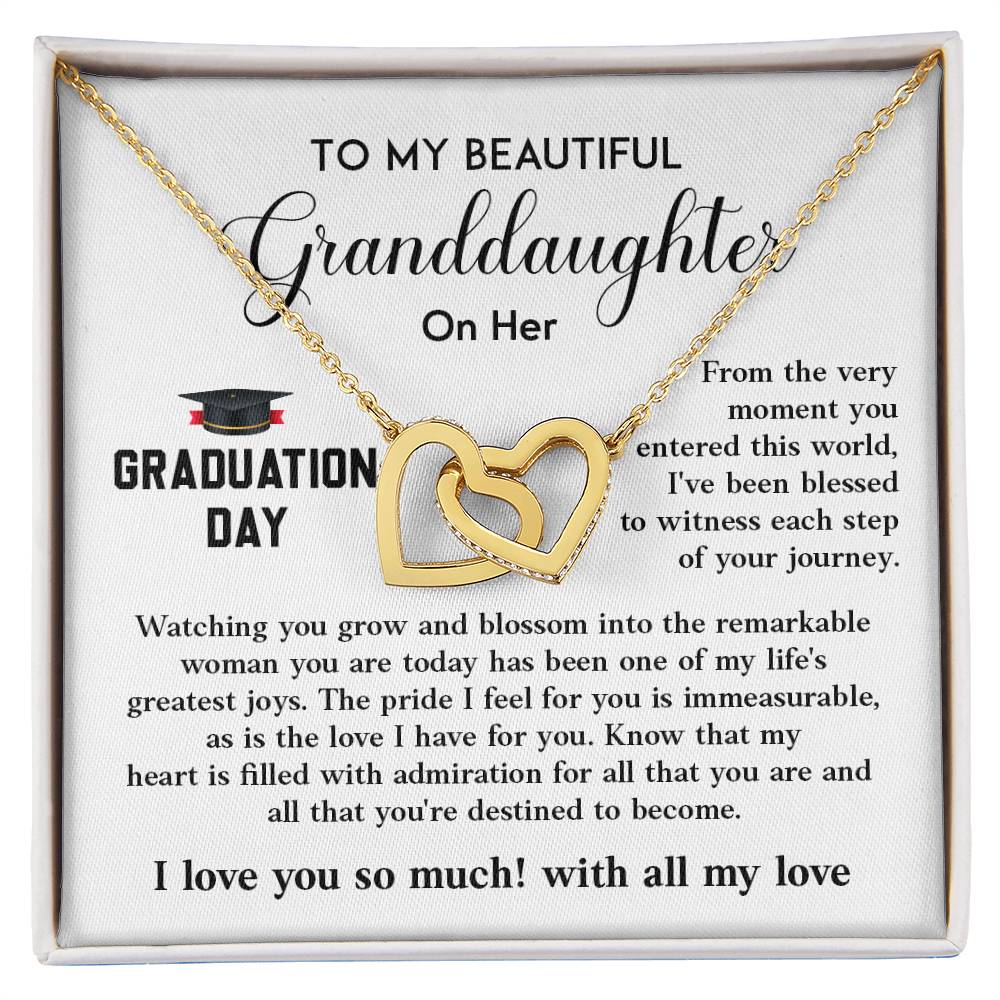Graduation Day Necklace Gift for Granddaughter