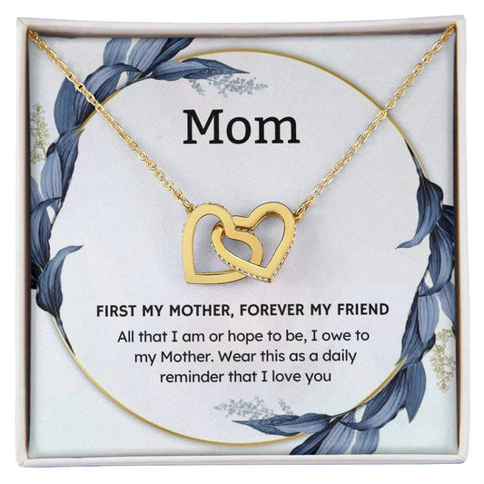 Necklace Gift for Mom – Message Card and Gift Box