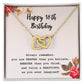 18th Birthday Necklace Gift – Heart Pendant Box