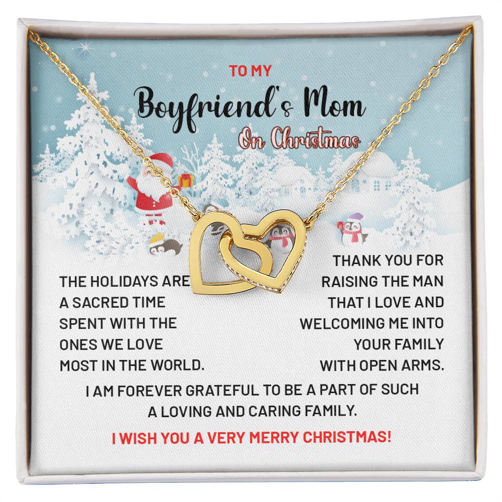 To my Boyfriends mom on christmas.