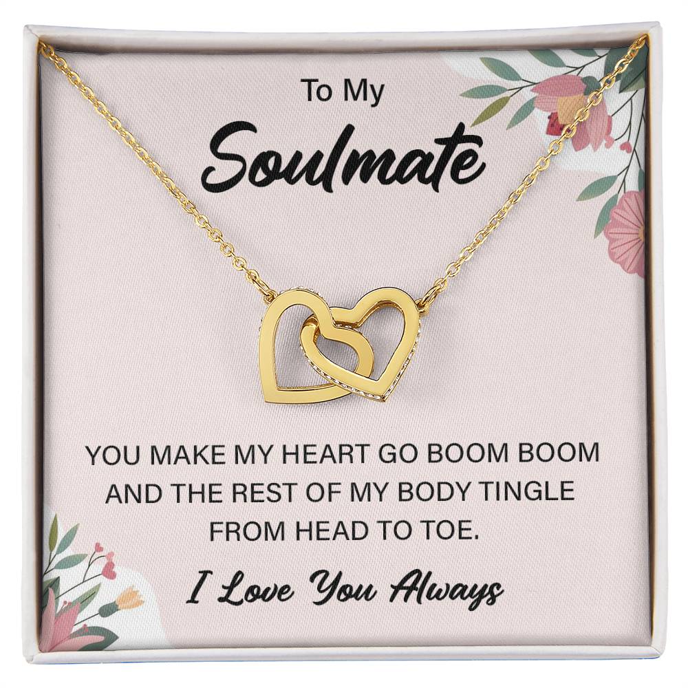 Romantic Soulmate Gift for Girlfriend – Message Card