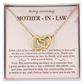Mother-in-Law Necklace Gift With Sentimental Note