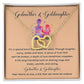 Godmother & Goddaughter Necklace – Gift with Message Card
