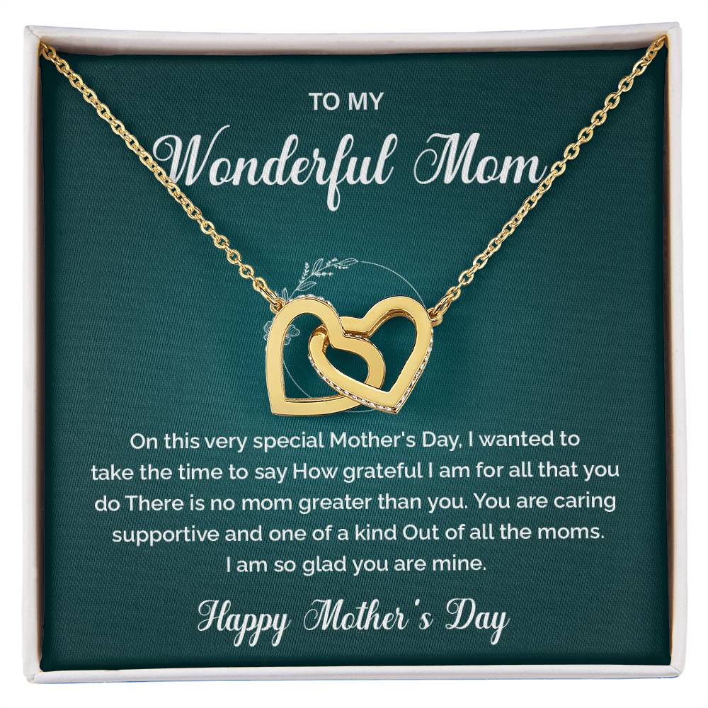 To My Wonderful Mom One-of-a-kind Mom Necklace Best Mom Ever Necklace Gratitude For Mom Necklace Spiritual Bond With Mom Necklace Heartfelt Message Necklace For Mom Wonderful Mom Necklace Gift Heartfelt Gift For Mom Gift For Mom