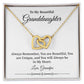 Granddaughter Gift from Grandpa – Interlocking Hearts Necklace