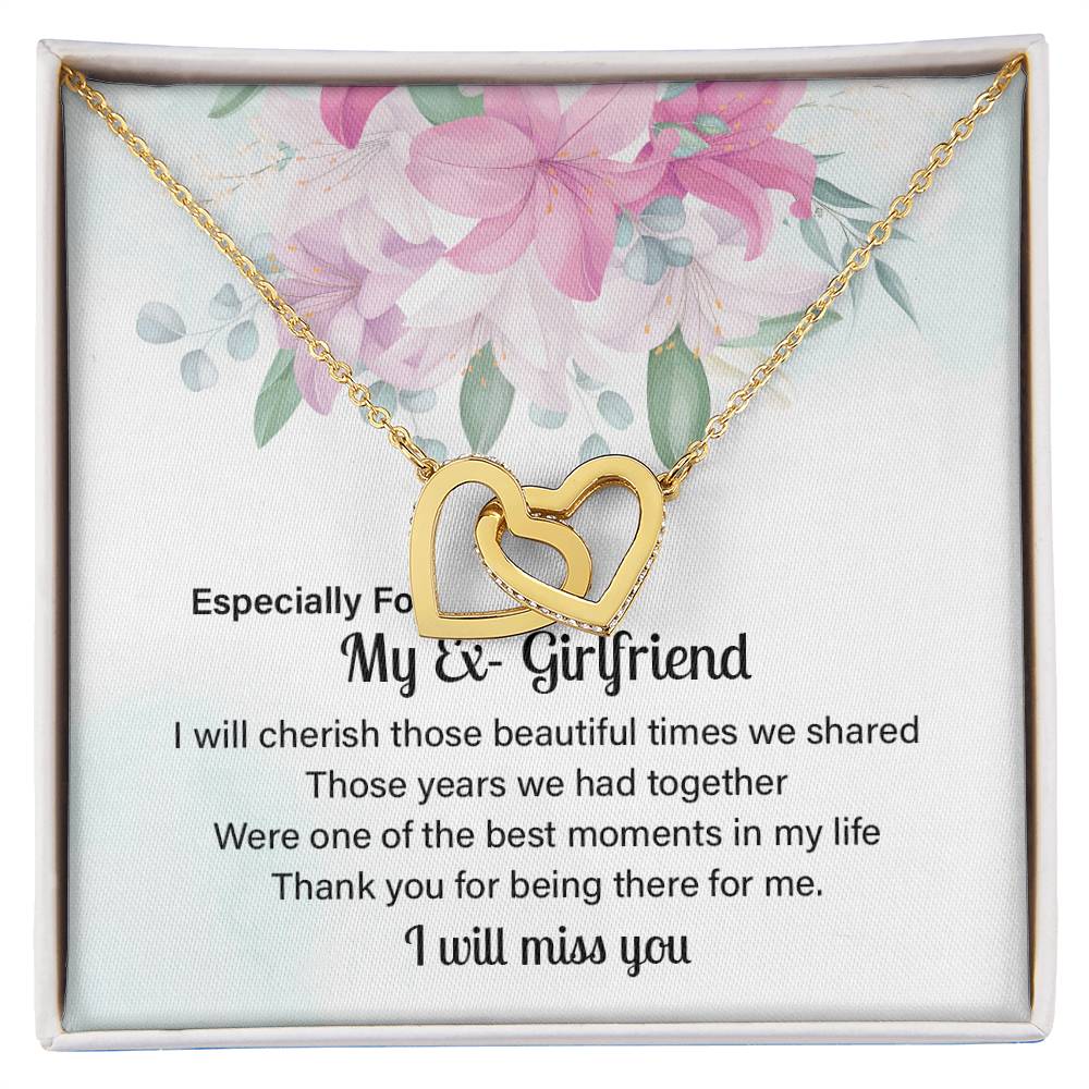 Ex-Girlfriend Gift – Heart Necklace with Message Card