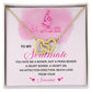 Scientist to Soulmate Funny Necklace Gift Box