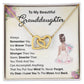 To My Beautiful Granddaughter Necklace – To the Moon and Back Gift