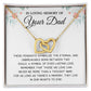 Memorial Necklace for Dad Eternal Bond Tribute Gift
