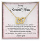 Second Mom Necklace Gift from Stepchild – Sentimental Jewelry for Bonus Mom, Stepmom, Mother Figure