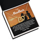Son to Mother Necklace Gift with Family Message