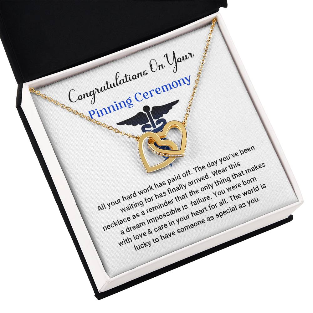 Congratulations On Your Pinning Ceremony Necklace Pinning Ceremony Necklace Gift Congratulations Pinning Ceremony Jewelry Pinning Ceremony Keepsake Necklace Special Heart Necklace Gift Gift For Graduates Pinning Ceremony