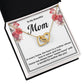 Mom Necklace Gift for Sweet Home Message Card