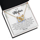 Inspirational Mom Necklace Gift with Message Card Box