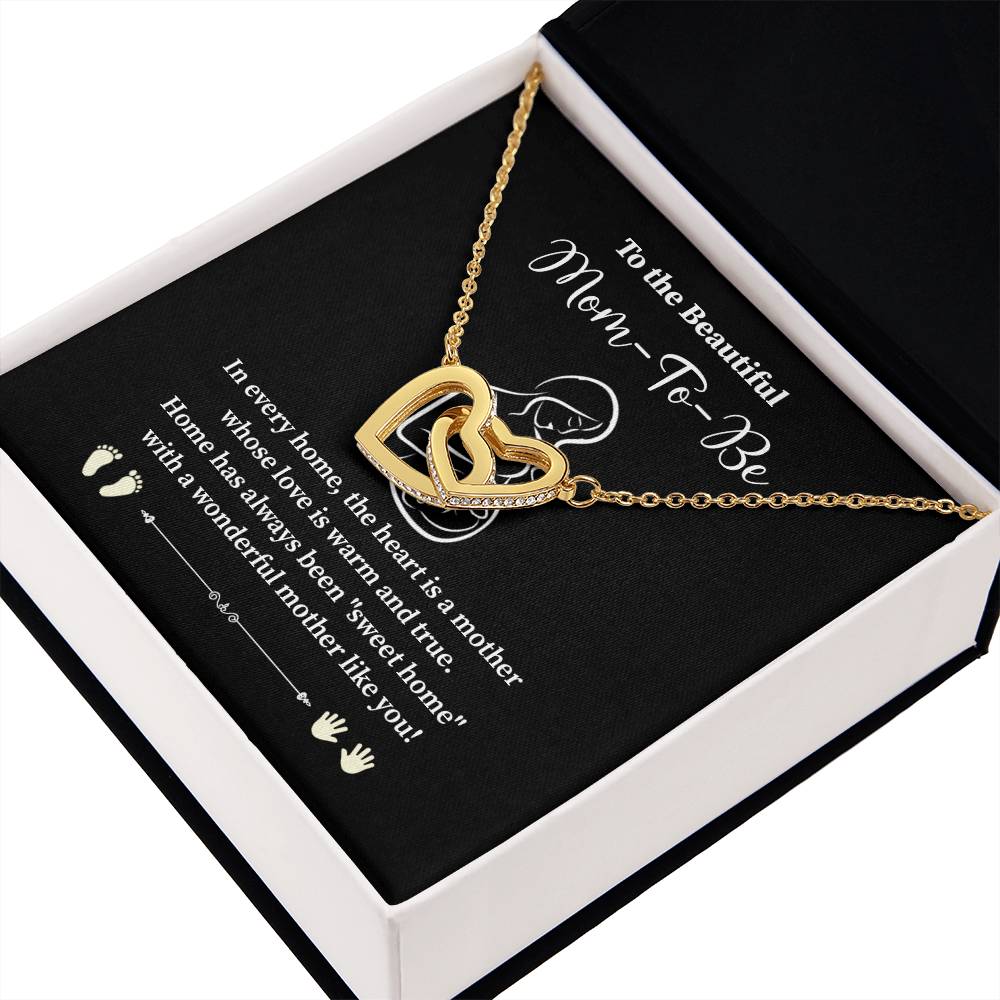 To The Beautiful Mom-to-be Heartfelt Necklace For Expecting Mothers Loving Jewelry For A New Mom Sweet Pendant Sentimental Gift For Mom-to-be Loving Pendant Appreciation Necklace Sentimental Pendant For Motherhood Sweet Pendant For A Growing Family