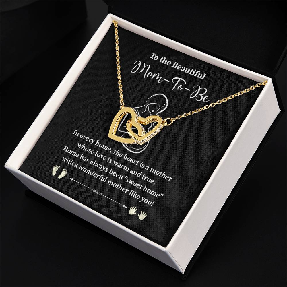 To The Beautiful Mom-to-be Heartfelt Necklace For Expecting Mothers Loving Jewelry For A New Mom Sweet Pendant Sentimental Gift For Mom-to-be Loving Pendant Appreciation Necklace Sentimental Pendant For Motherhood Sweet Pendant For A Growing Family