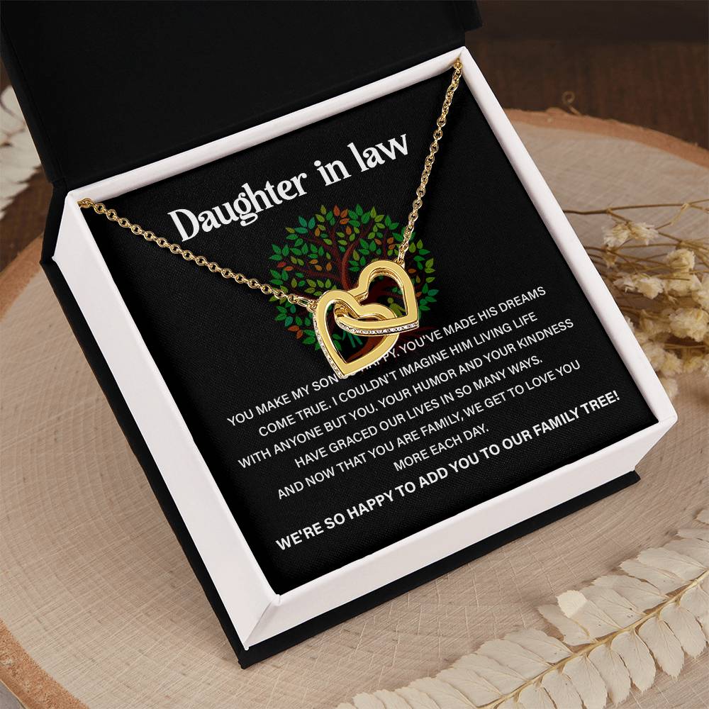 Daughter-in-law  Necklace For Daughter-in-law Loving Gift For Daughter-in-law Necklace For Daughter-in-law’s Happiness Gift For Daughter-in-law From Family Special Necklace For Daughter-in-law Gift For Daughter-in-law’s Marriage