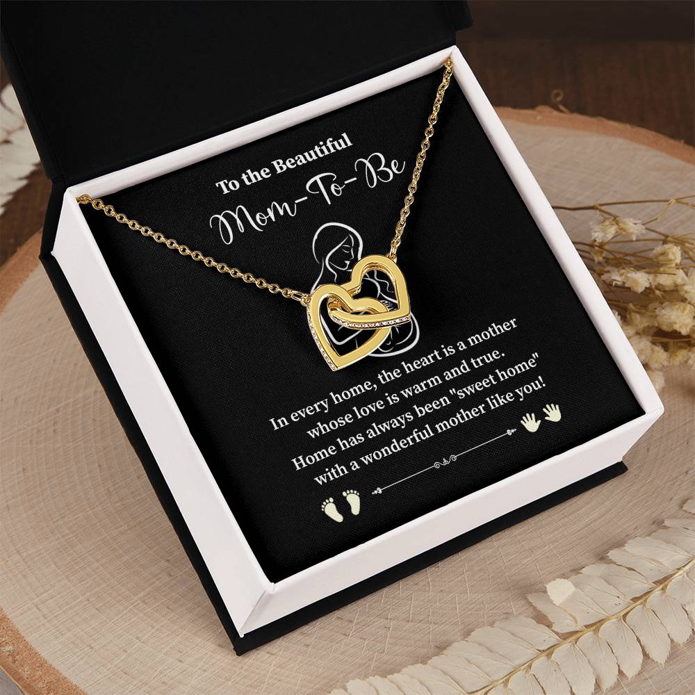 To The Beautiful Mom-to-be Heartfelt Necklace For Expecting Mothers Loving Jewelry For A New Mom Sweet Pendant Sentimental Gift For Mom-to-be Loving Pendant Appreciation Necklace Sentimental Pendant For Motherhood Sweet Pendant For A Growing Family