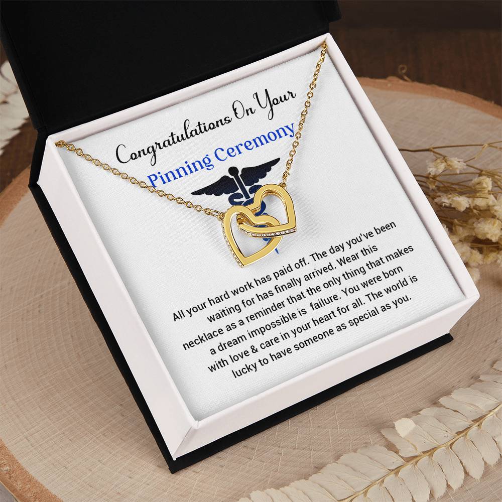 Congratulations On Your Pinning Ceremony Necklace Pinning Ceremony Necklace Gift Congratulations Pinning Ceremony Jewelry Pinning Ceremony Keepsake Necklace Special Heart Necklace Gift Gift For Graduates Pinning Ceremony