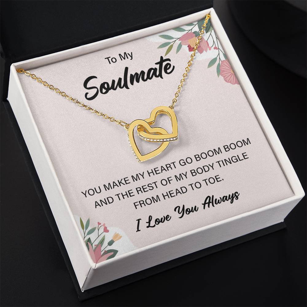 Romantic Soulmate Gift for Girlfriend – Message Card