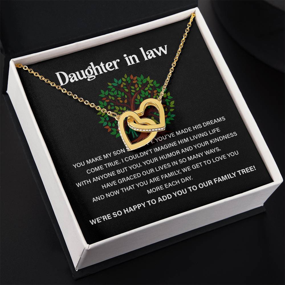 Daughter-in-law  Necklace For Daughter-in-law Loving Gift For Daughter-in-law Necklace For Daughter-in-law’s Happiness Gift For Daughter-in-law From Family Special Necklace For Daughter-in-law Gift For Daughter-in-law’s Marriage