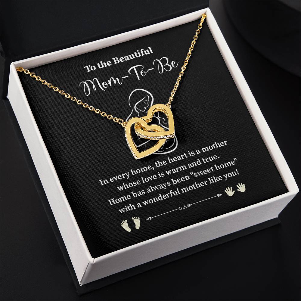 To The Beautiful Mom-to-be Heartfelt Necklace For Expecting Mothers Loving Jewelry For A New Mom Sweet Pendant Sentimental Gift For Mom-to-be Loving Pendant Appreciation Necklace Sentimental Pendant For Motherhood Sweet Pendant For A Growing Family